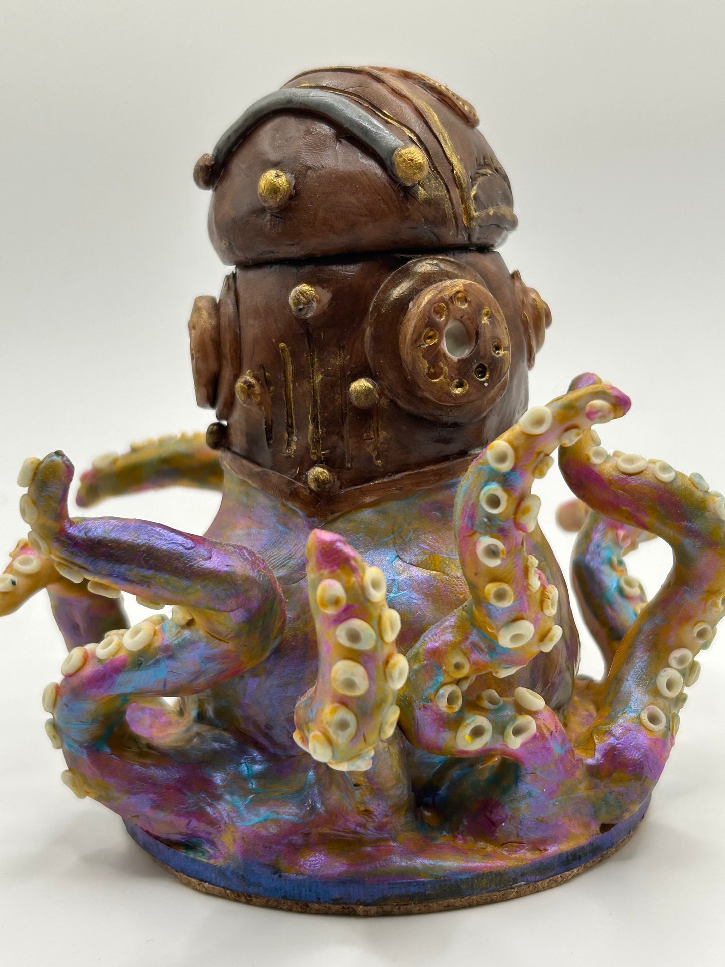 Steam punk octo Jar