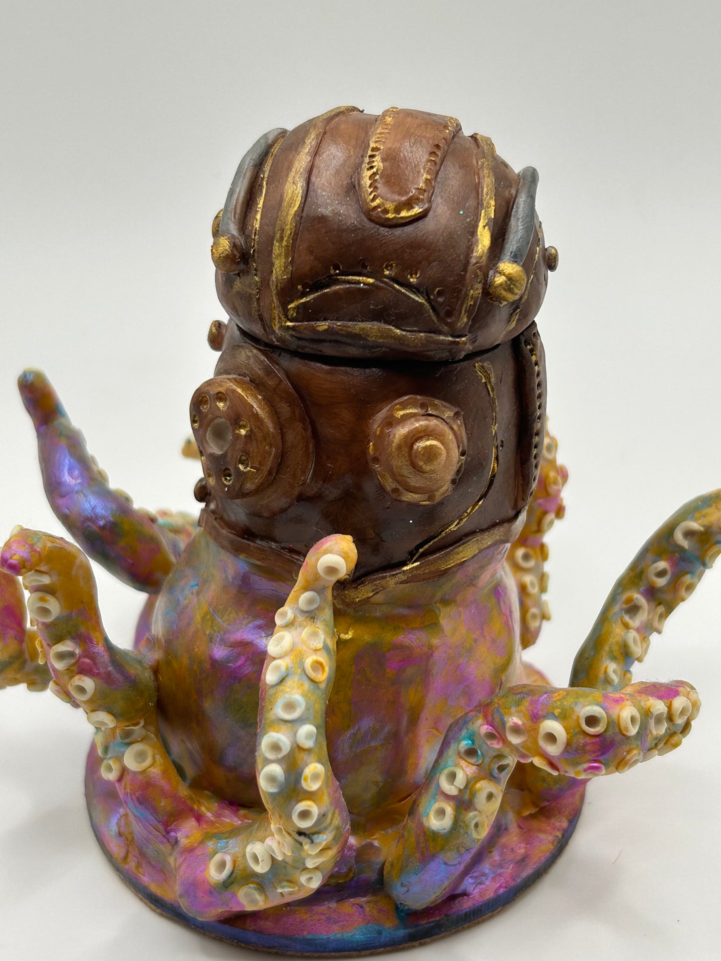 Steam punk octo Jar