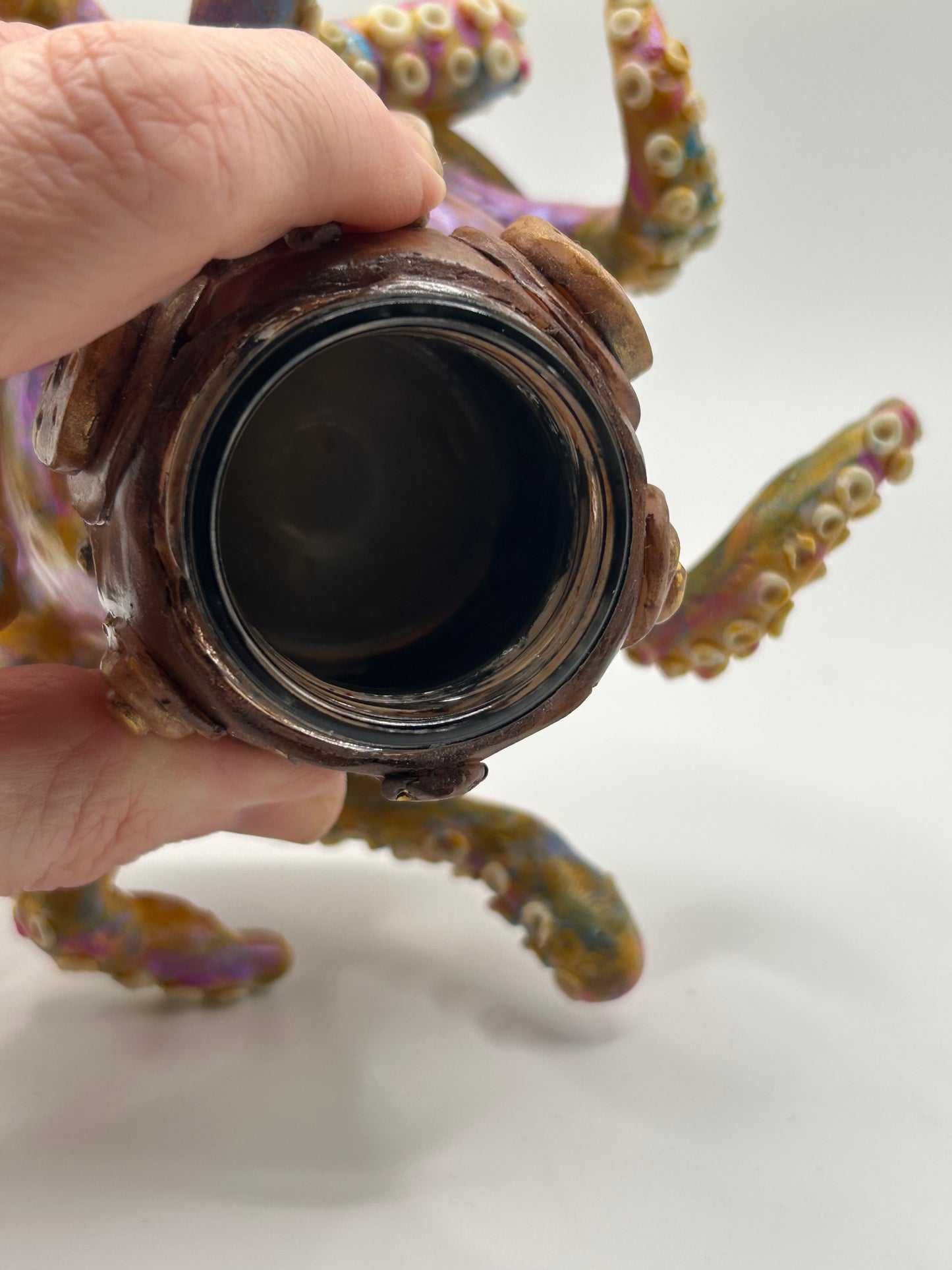 Steam punk octo Jar