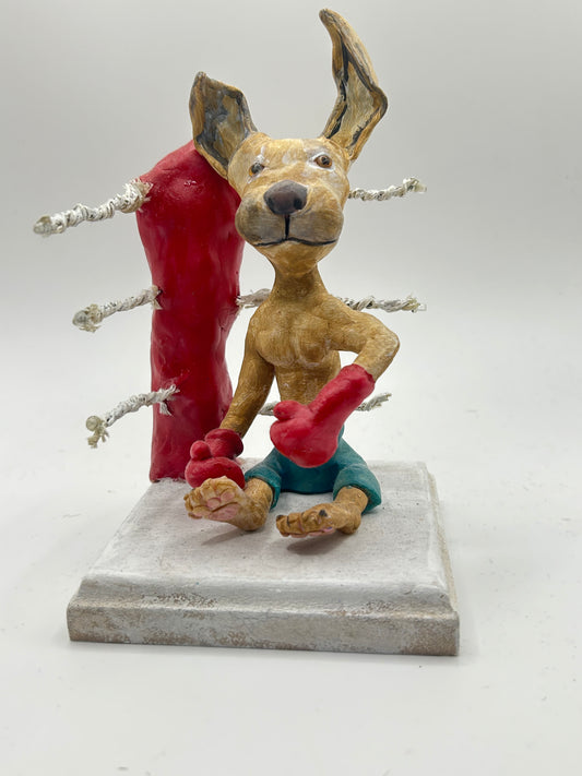 Boxing hare